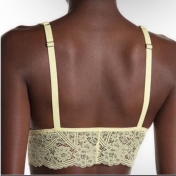 Free People Intimately Teegan Bralette in Daybreak Yellow New with Tags Size XS - Picture 6 of 6
